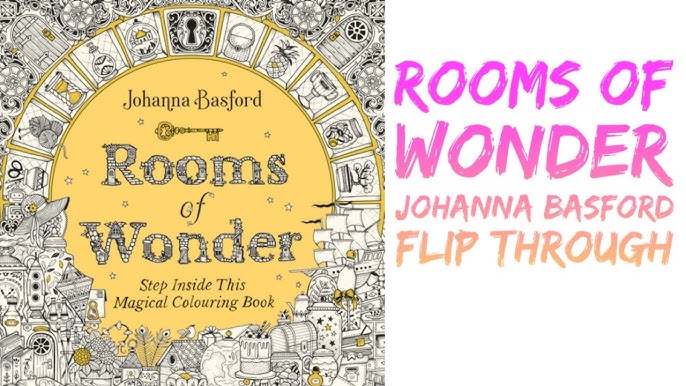 Joanna Basford Rooms of Wonder Coloring Book — Write Impressions