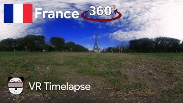 ⏰🎥 360° Timelapse: La Tour Eiffel | Paris, France 🇫🇷