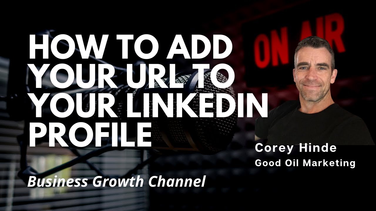 How To Add Your Url To Your Linkedin Profile YouTube How To Add Your Url To Your Linkedin Profile YouTube