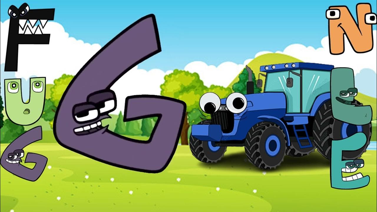 Мультфильм трактор макс. Трактор мультяшный. Трактор буквы. Азбука буква т. Трактор буквы.