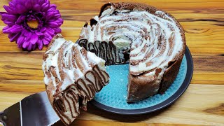 The Chocolate Cake you have been waiting for... Spiral Crepe Cake {It's Just Practice}