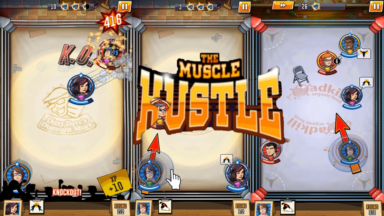 The Muscle Hustle | Addictive Slingshot Wrestling Game