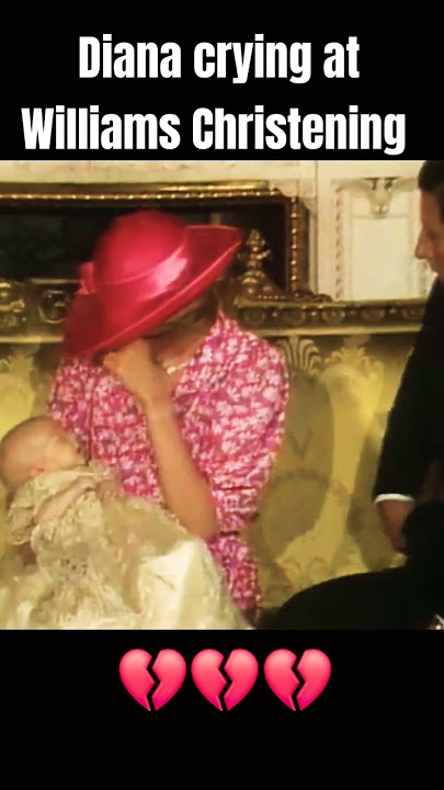 Diana crying at Williams christening💔 #diana #princessdiana #fypシ゚viral #shorts #royalfamily #edit