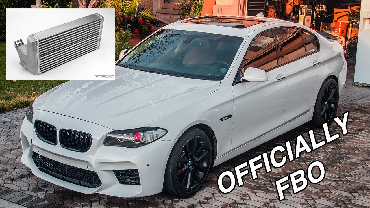 F10 535i GETS VRSF RACE INTERCOOLER !!! (HUGE DIFFERENCE!!!) YouTube