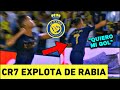 Cristiano ronaldo explota de rabia por no marcar gol hoy con al nassr 10 al khaleej cr7 news