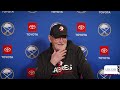 "Don't Have An Update" | Lindy Ruff On Ukko-Pekka Luukkonen Injury | Buffalo Sabres