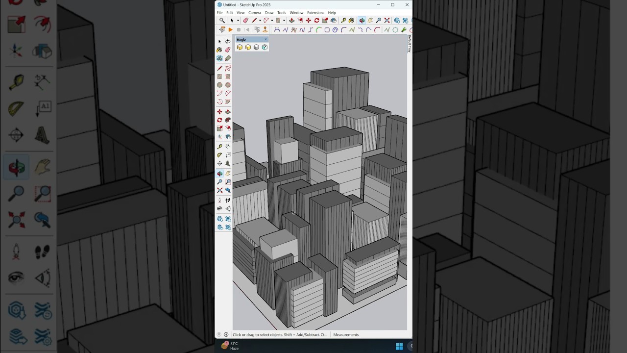 ✅Quick method to make multistory buildings 