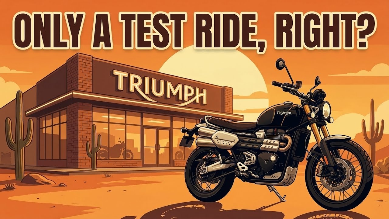 Triumph National Scrambler Demo Day - Only a Test Ride, Right?