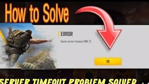 game server timeout MM-7 solve Free Fire (why free fire automatically back in clash squad rank )