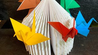 Folded Book-Art Birdhouse Tutorial