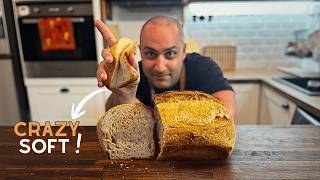 The Softest Sourdough Sandwich Bread (No Fat , No Sugar!)