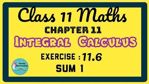 class 11 Maths chapter 11 exercise 11.6 sum 1