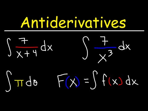 Video: How To Find The Antiderivative From The Root