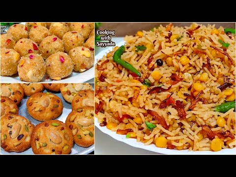 3 Muharram Special Recipes | Dum Ke Roat | Chana Dal Pulao Recipe, Maleeda Recipe, Chana Dal Khichdi thumbnail
