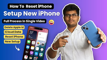 Reset iPhone To Factory Settings | How To Create New Apple Account | How To Factory Reset An iPhone