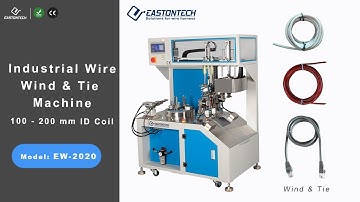 EW-2020 Automatic Wire Winding and Tying Machine (circle shape, double tying)
