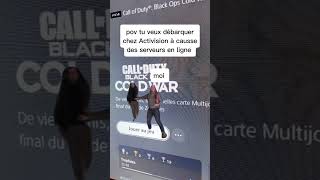 les serveurs de Activision sur le cold war et horrible #humour #gaming #drole
