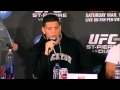 Press conference GSP vs Diaz