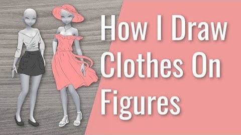 How I Draw Clothing On My Easy Poser Figure