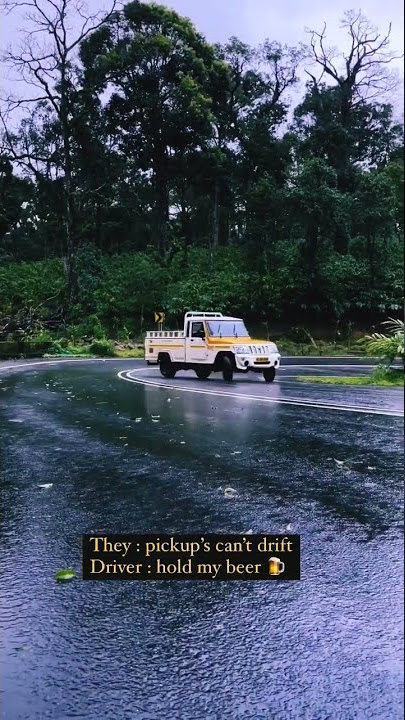 Bolero Pickup truck drifting 🔥😍❤️ #bolero #mahindra #shorts #drift #drifting #trending #viral