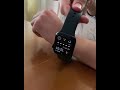 Apple Watch 8 GPS + Cellular 41 mm. Yellow screen glitch. When taking off the watch