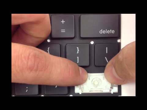 Replace Keyboard Key Apple MacBook Pro Retina  Fix Laptop Installation Repair