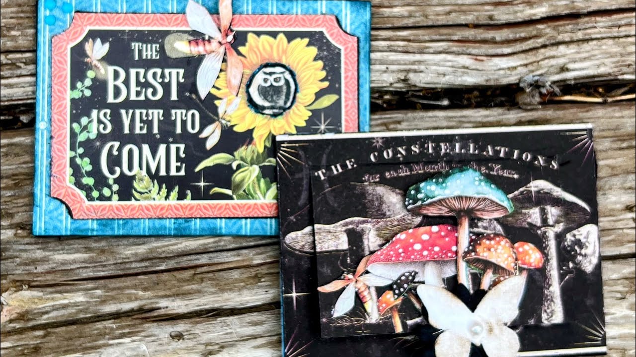 Tutorial for ATC Cards using Graphic 45 Life is Abundant - YouTube
