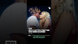 Ally Lotti situation is crazy😳#allylotti #juicewrld #leaked #banned #twitter #trending #viral #fypシ