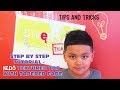 KIDS HAIRCUT - STEP BY STEP- FADE WITH TEXTURED TOP