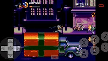 Adventures Batman & Robin Sega 1,2,3,4 уровни