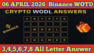 Famous Binance Word of the Day Answer Today 06 April 2026 | Binance AI Skills Hub | Binance Word Of The Day Wealth