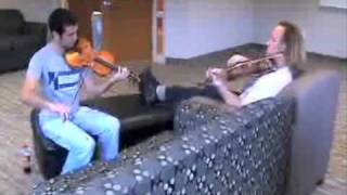 Christian Howes Gives a Lesson as a part of the Creative Strings Academy