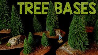 How to Make Scenic Tree Bases for Tabletop Gaming