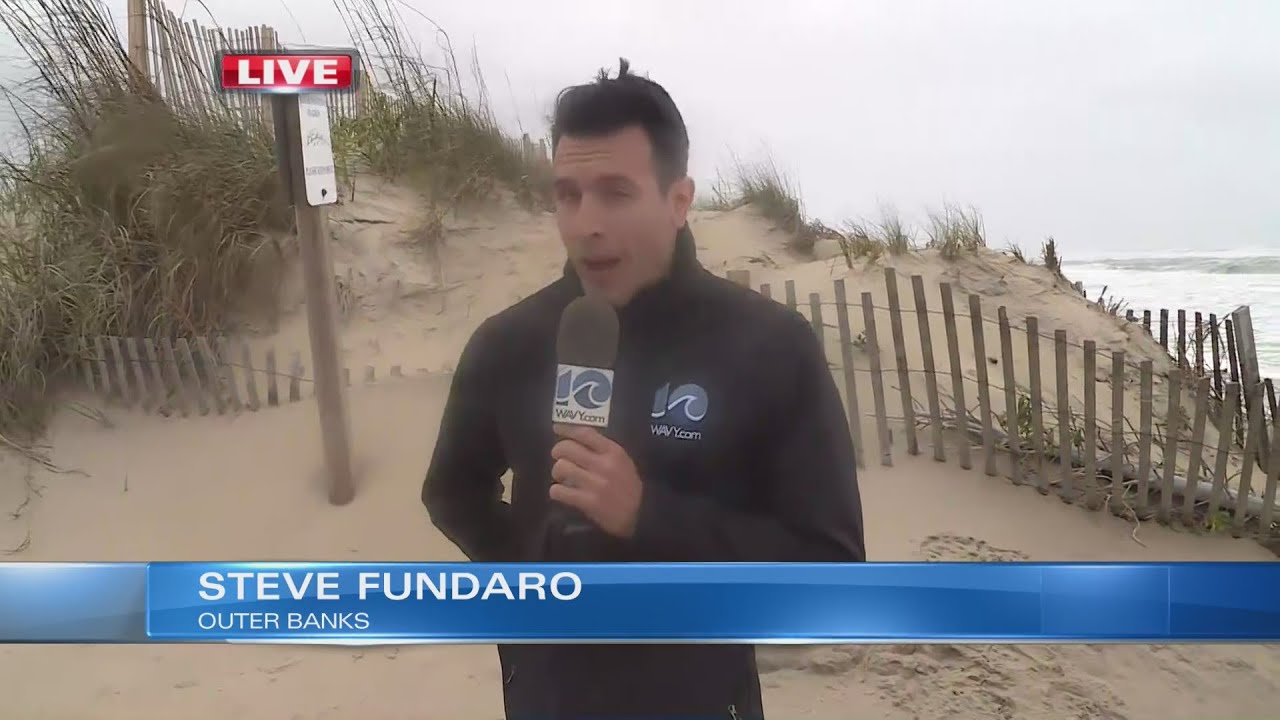 Steve Fundaro reports on flooding, windy conditions on Outer Banks