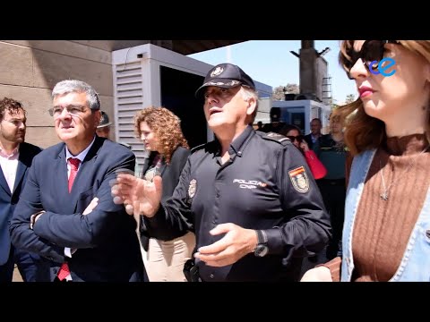 El delegado del Gobierno de Ceuta visita la frontera de Melilla