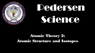 Atomic Theory 2: Atomic Structure and Isotopes