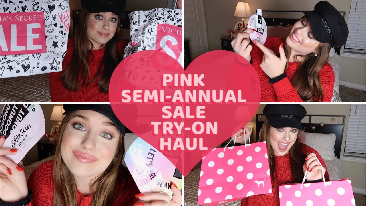 Victoria's Secret PINK SemiAnnual Sale Tryon Haul PINK Campus Rep