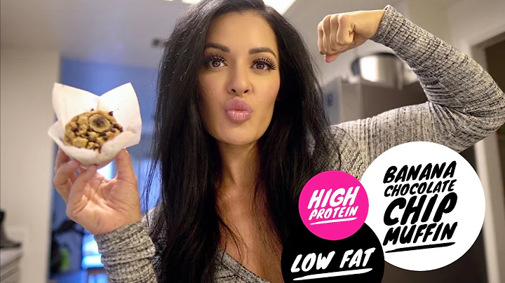 LOW CALORIE PROTEIN BANANA CHOCOLATE CHIP MUFFIN R...