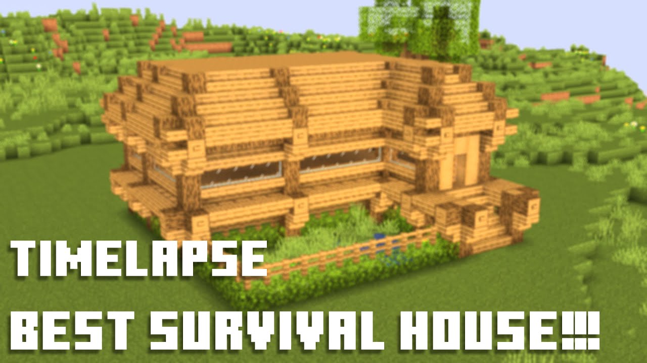 BEST SURVIVAL HOUSE!!! | Minecraft Timelapse Build | - YouTube