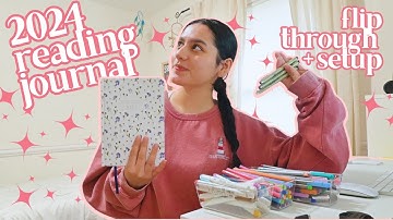 2024 reading journal flip-through & set-up