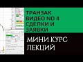 Транзак / Transaq совершение сделок и выставление заявок. Видео курс, урок №4