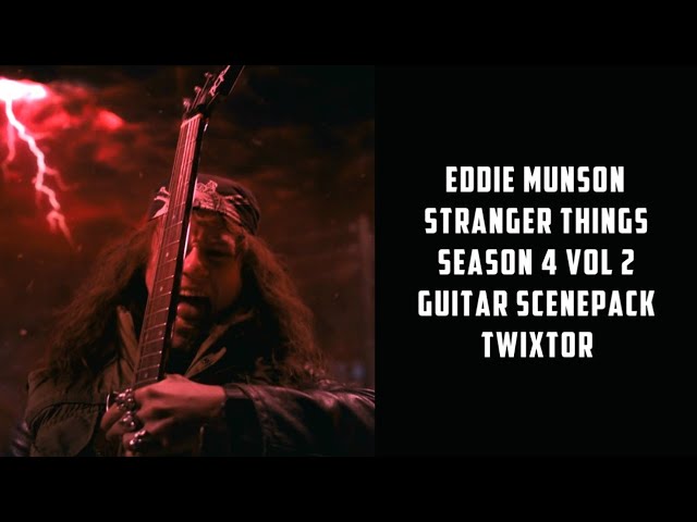 Solo de guitarra de Eddie Munson en Stranger Things 4 Volumen 2 - Vídeo  Dailymotion