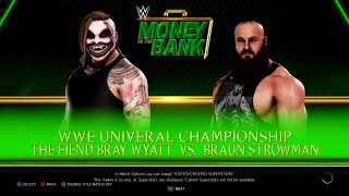 WWE Money in the Bank 2020 Braun Strowman vs Bray Wyatt for the WWE Universal Championship