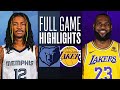 Game Recap: Grizzlies 127, Lakers 113