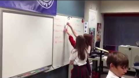 5th girls test their design