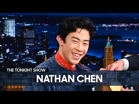 Nathan Chen Schools Jimmy on How to Do an Axel Jump | The Tonight Show Starring Jimmy Fallon