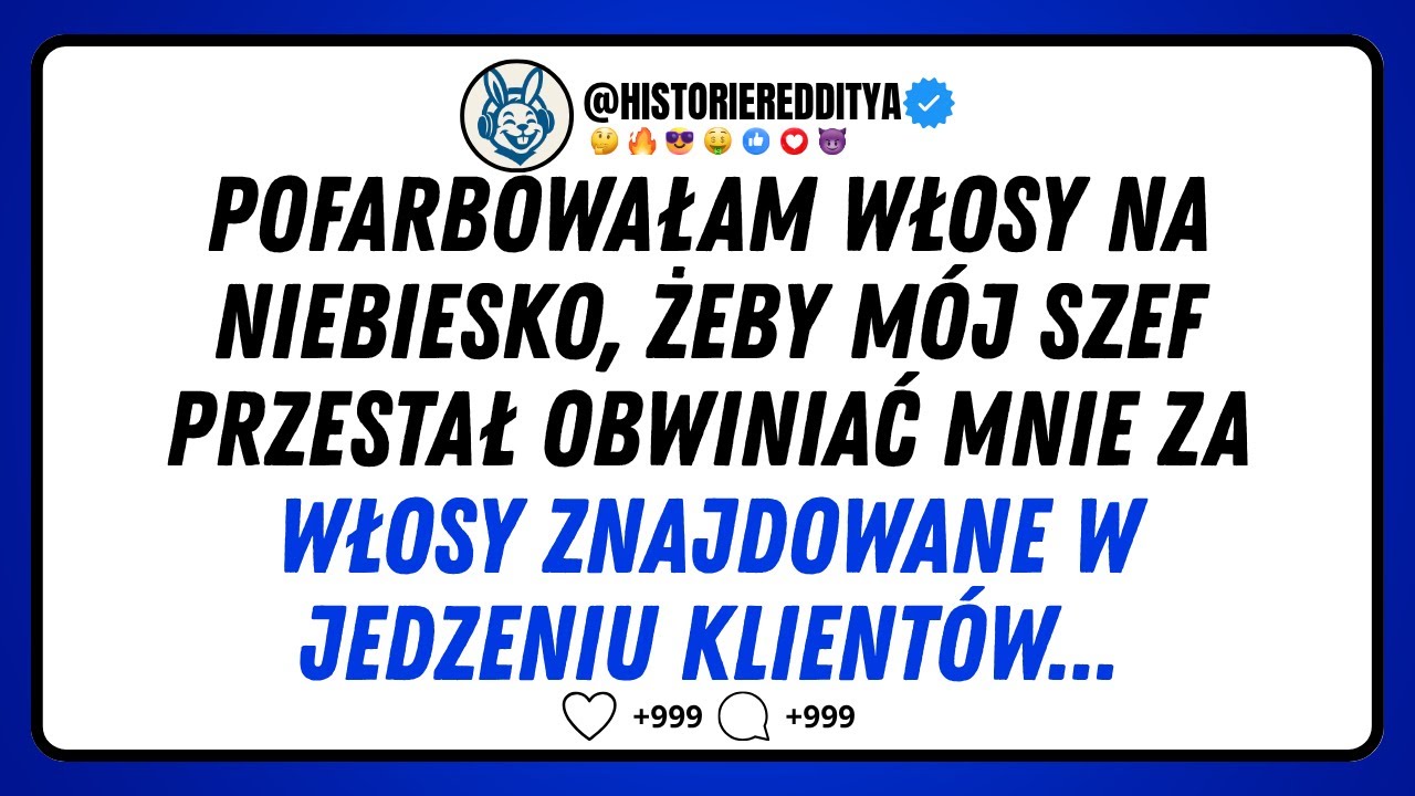 Oskarżał mnie o każdy włos w jedzeniu… aż przyszłam z niebieską fryzurą i ujawniłam prawdę!