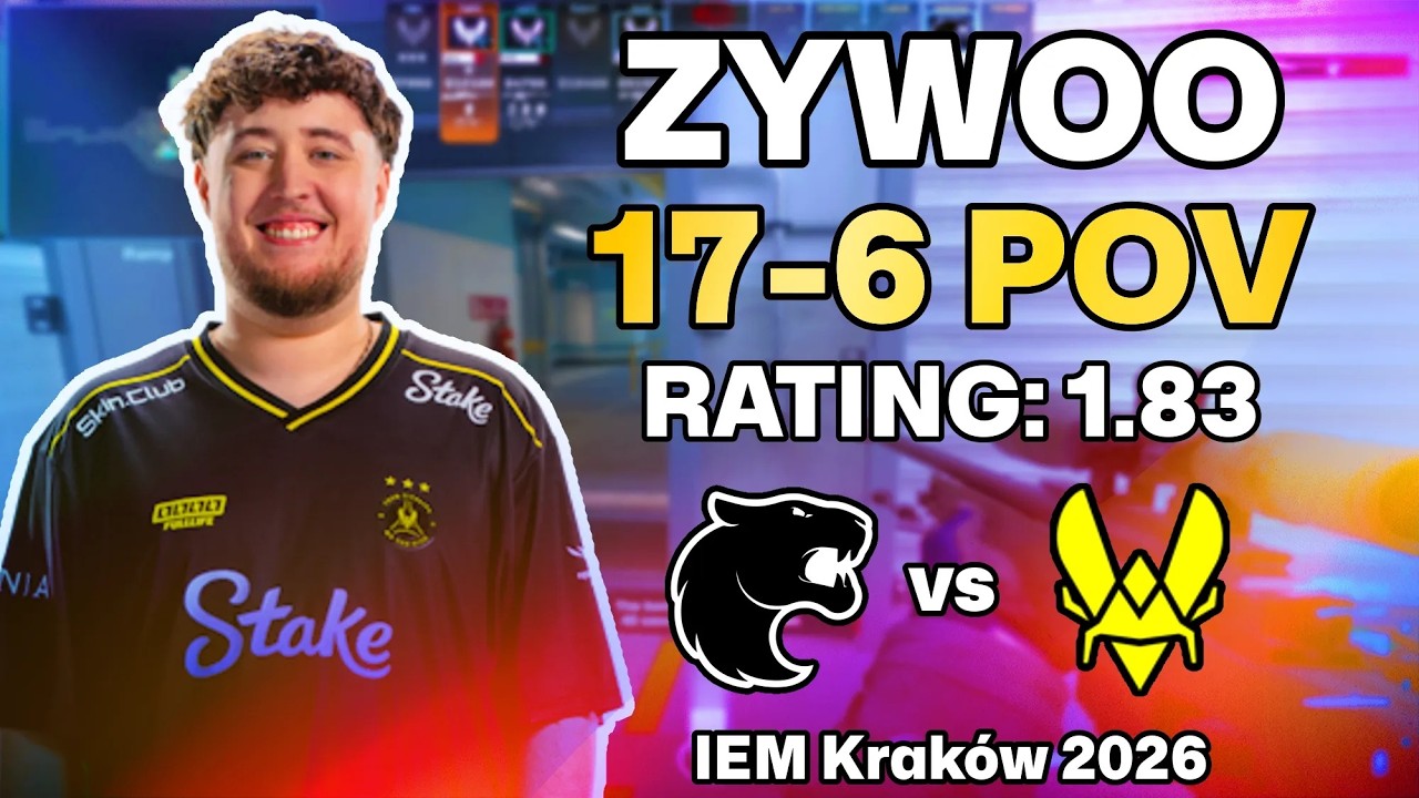 💀 ZYWOO POV: NUKE AWP MASTERCLASS vs FURIA! | GRAND FINAL IEM Kraków 2026