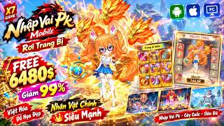 Private Server Mobile RPG PK Vietnamese Version - Get 6480 Free Gems, Loot Equipment, Anime Graph... screenshot 4