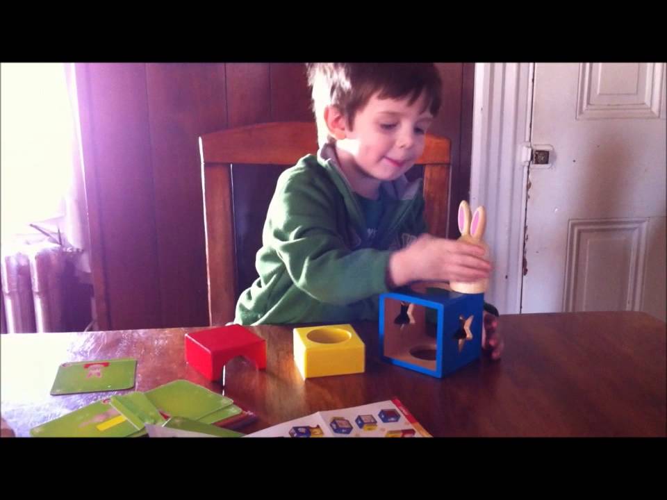 Bunny Peek A Boo Toy Game Demonstration from Jersey Family Fun